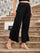 Comfortable Wide Leg Zijde Gebreid Broek