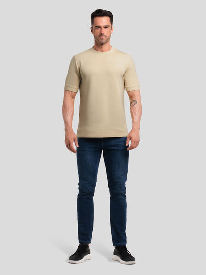 Modal Blend Short Sleeve Tee:Slim Fit