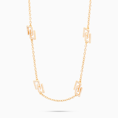 Gold Monogram Chain