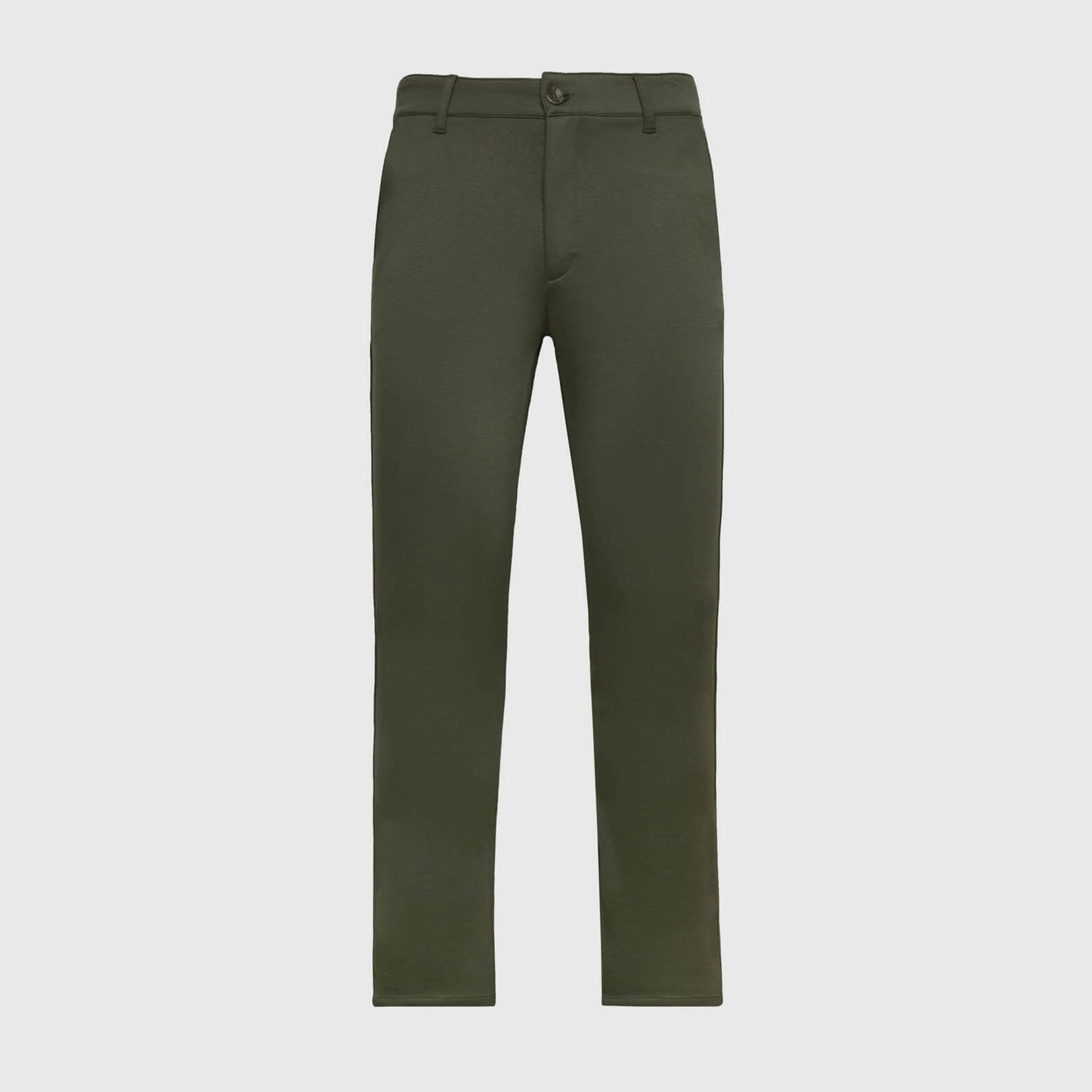 Military Green Slim Comfort Knit Chino Pant