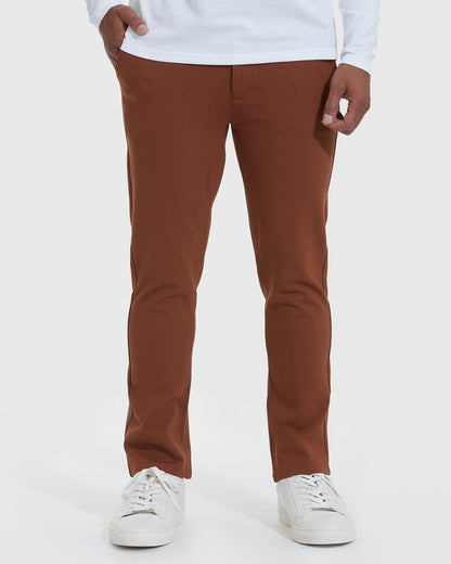 Earth Tones Slim Comfort Chino Pants 2-Pack