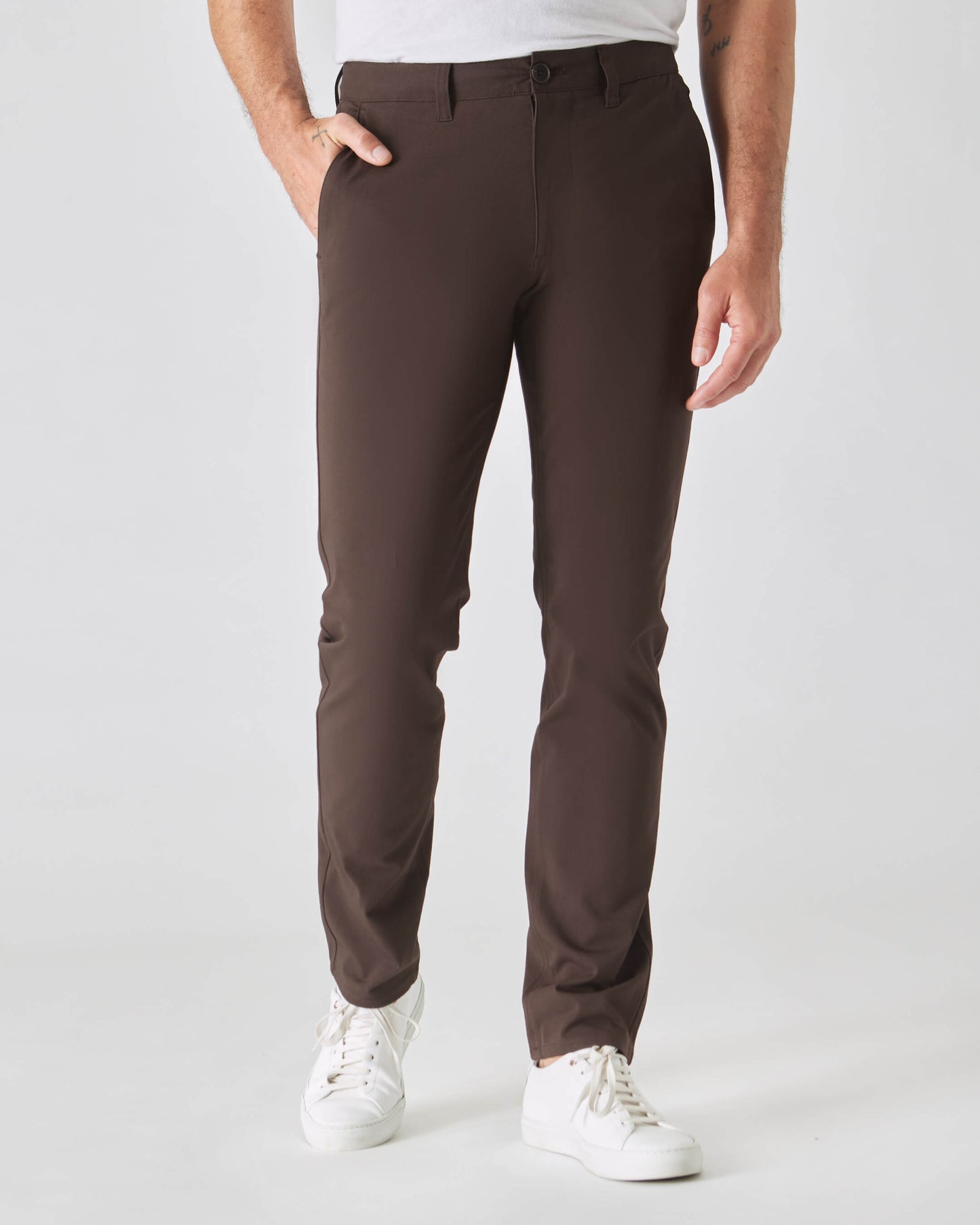 Khaki & Dark Oak Slim Twill Chino Pant 2-Pack