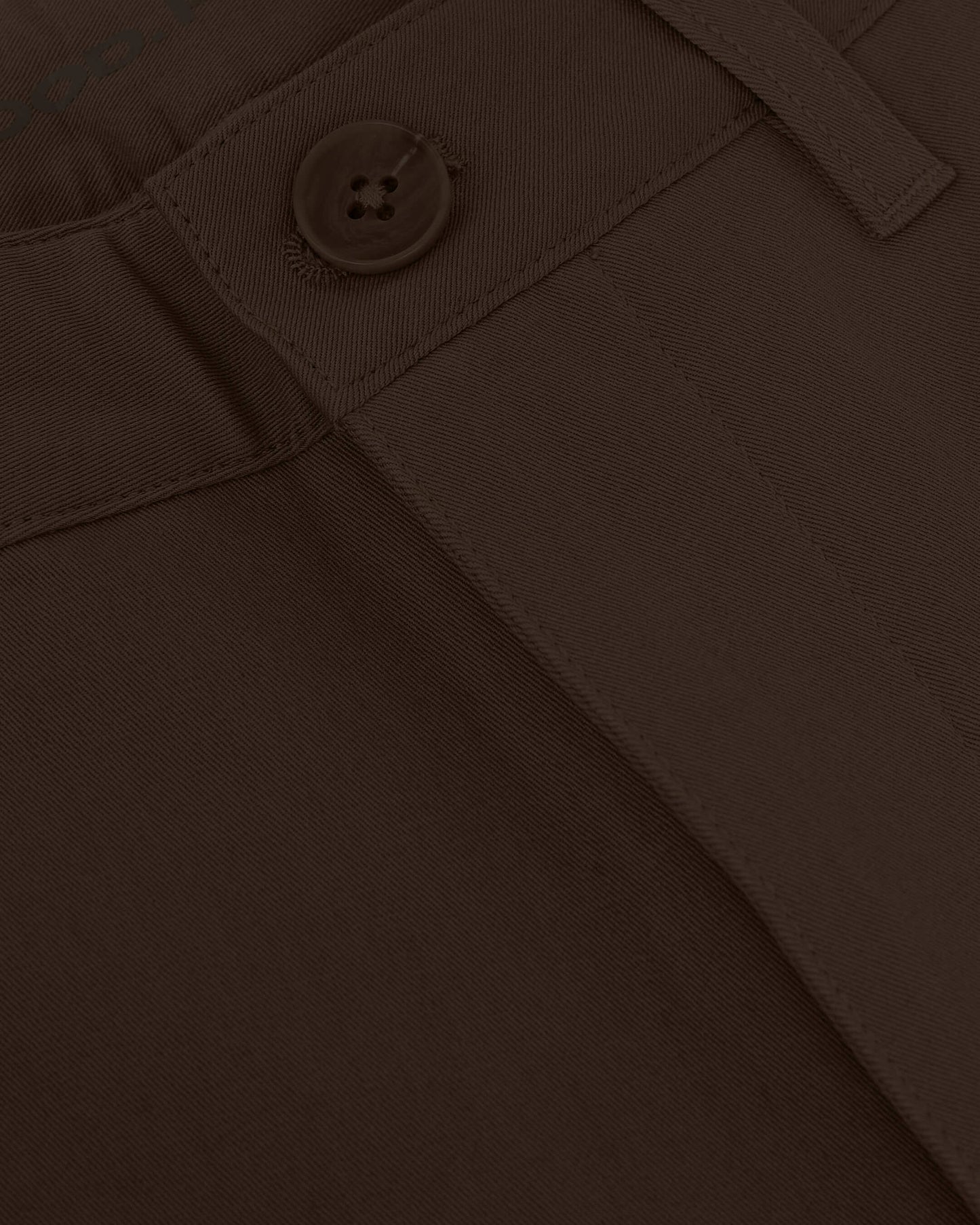 Dark Oak Straight Twill Chino Pant