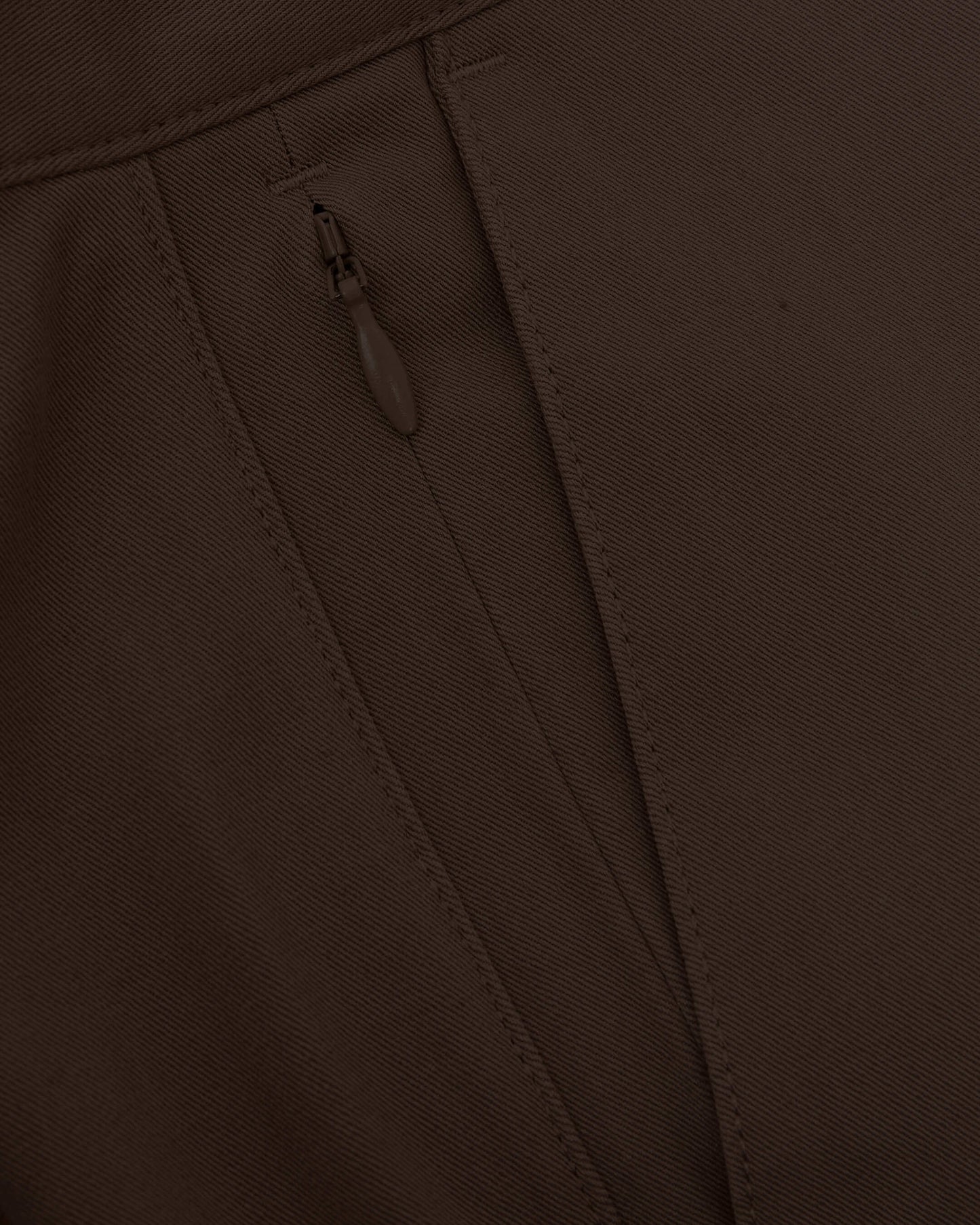 Dark Oak Straight Twill Chino Pant