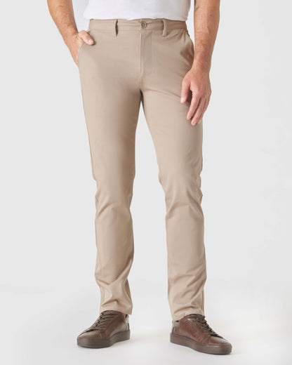 Khaki & Dark Oak Slim Twill Chino Pant 2-Pack