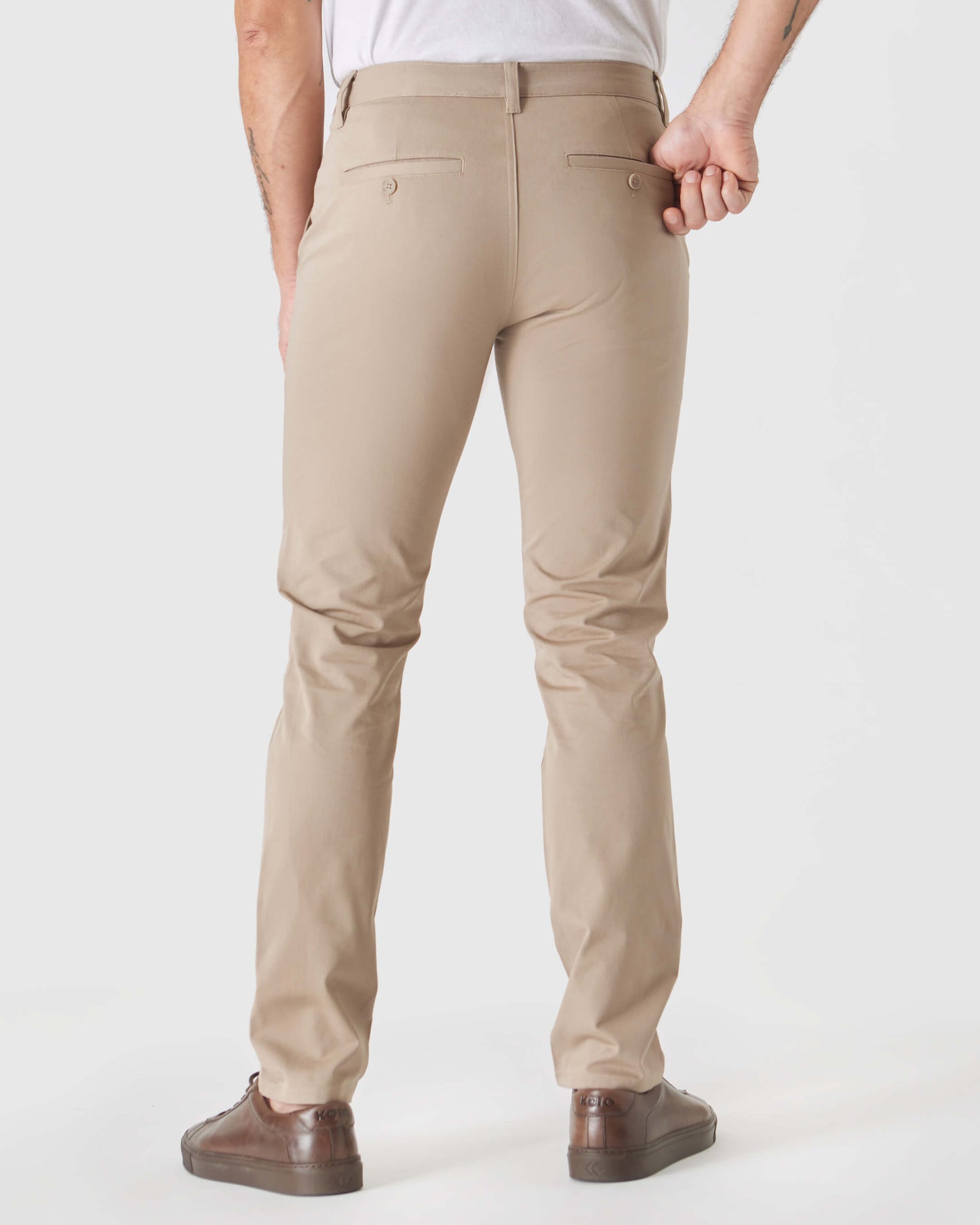 Khaki Slim Twill Chino Pant