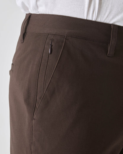 Khaki & Dark Oak Straight Twill Chino 2-Pack