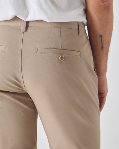 Black & Khaki Straight Twill Chino 2-Pack