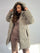 MIDI PUFFER COAT TAUPE