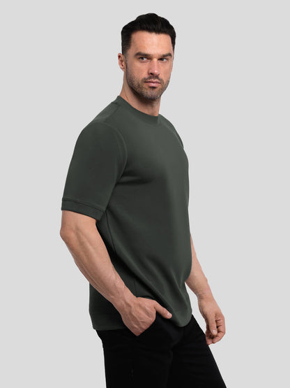 Modal Blend Short Sleeve Tee:Slim Fit