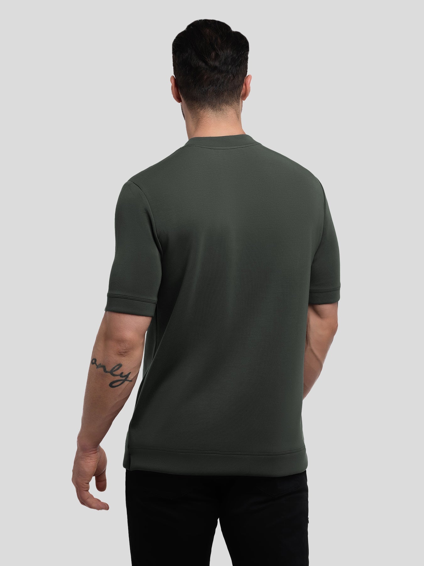 Modal Blend Short Sleeve Tee:Slim Fit