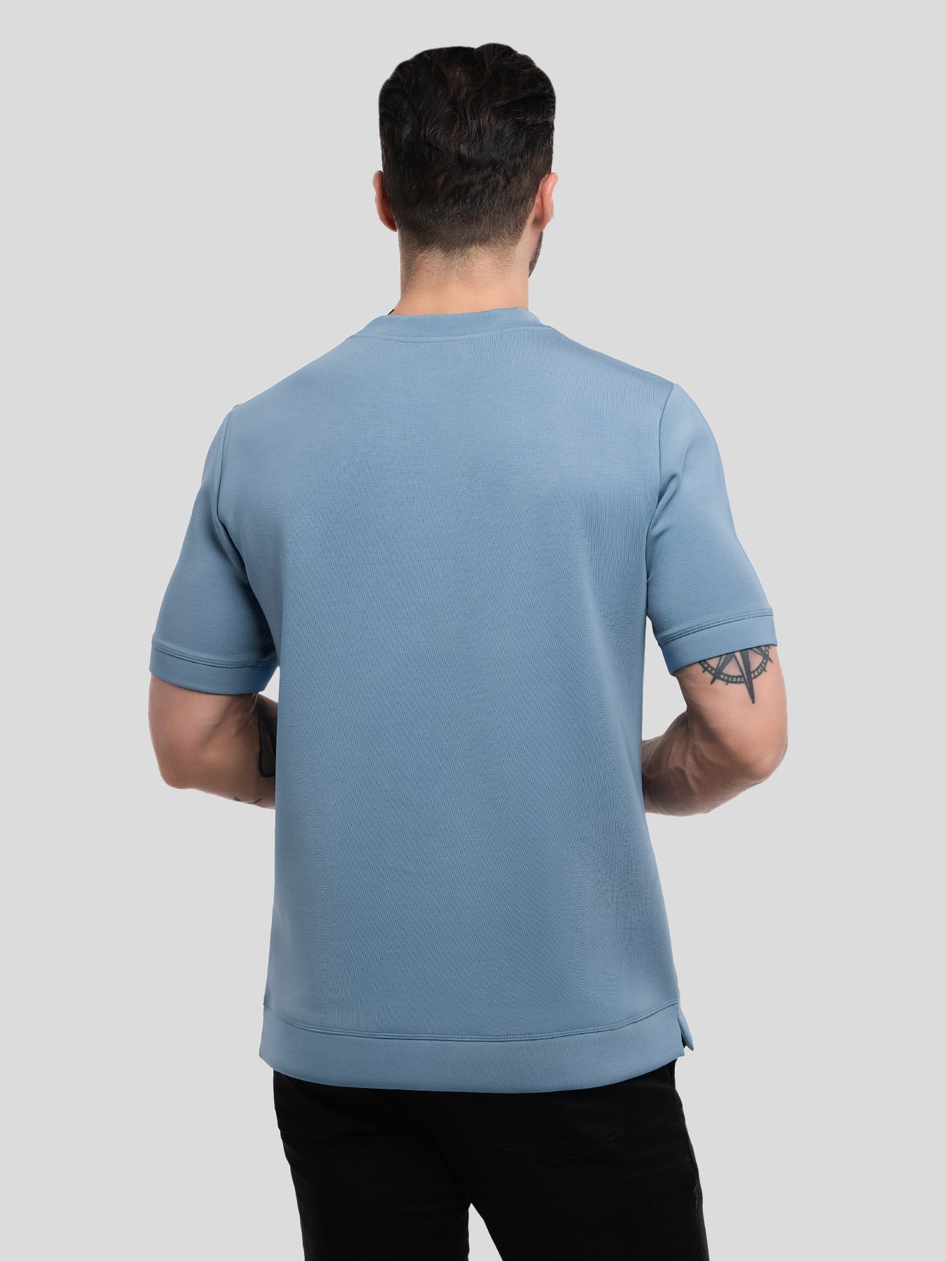 Modal Blend Short Sleeve Tee:Slim Fit