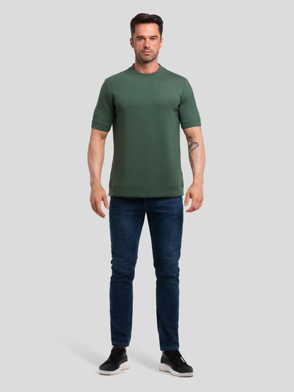 Modal Blend Short Sleeve Tee:Slim Fit