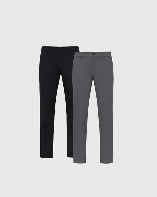 Black & Carbon Commuter Pants 2-Pack