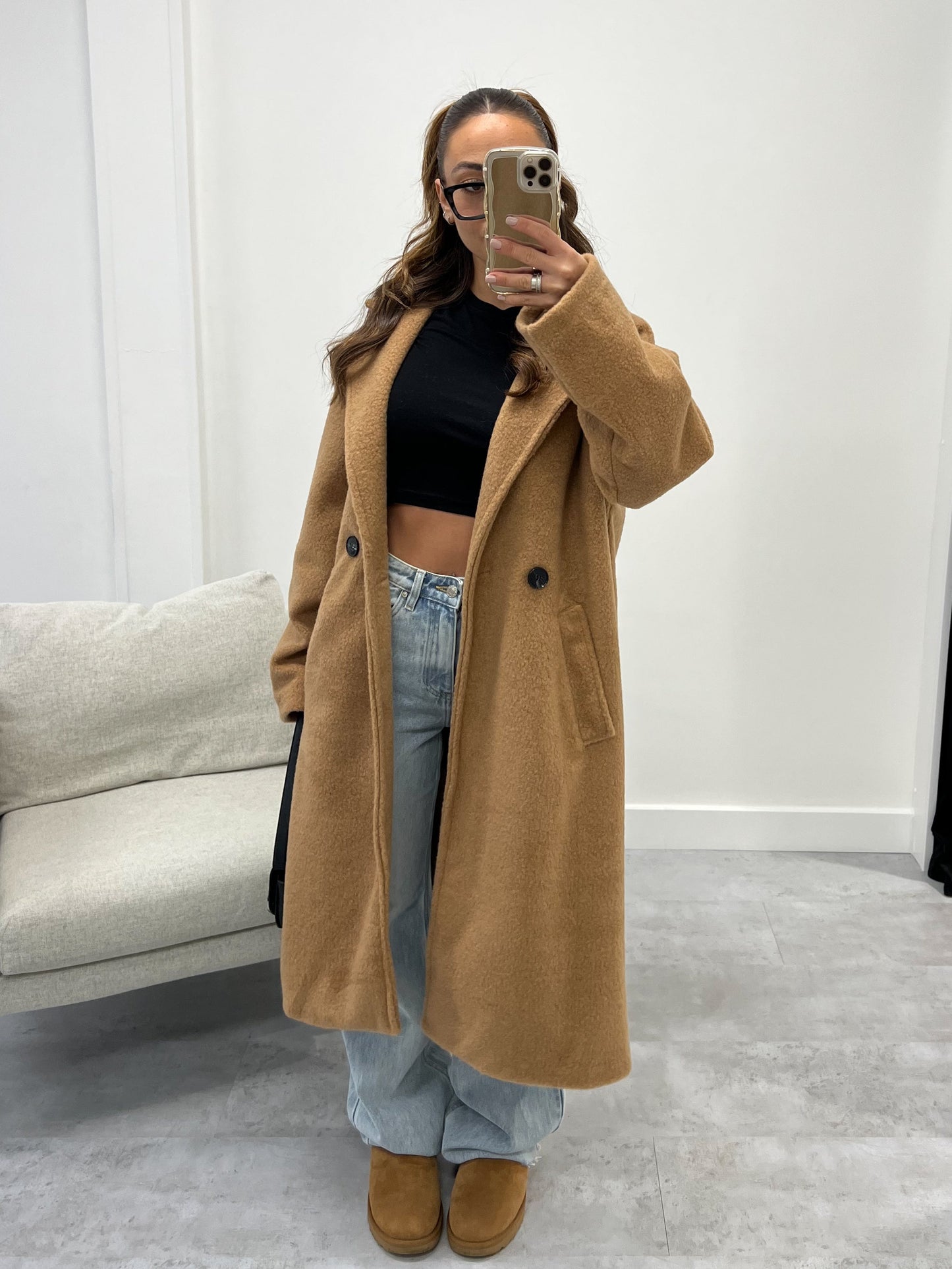 SOFT BEAR TRENCH CAMEL