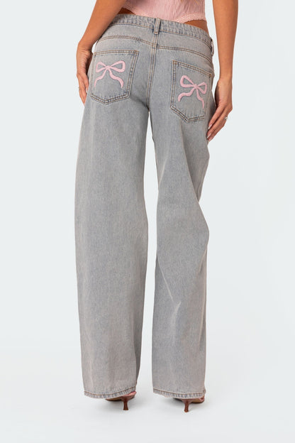 Lilly - Bow Tie Jeans