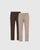 Khaki & Dark Oak Straight Twill Chino 2-Pack