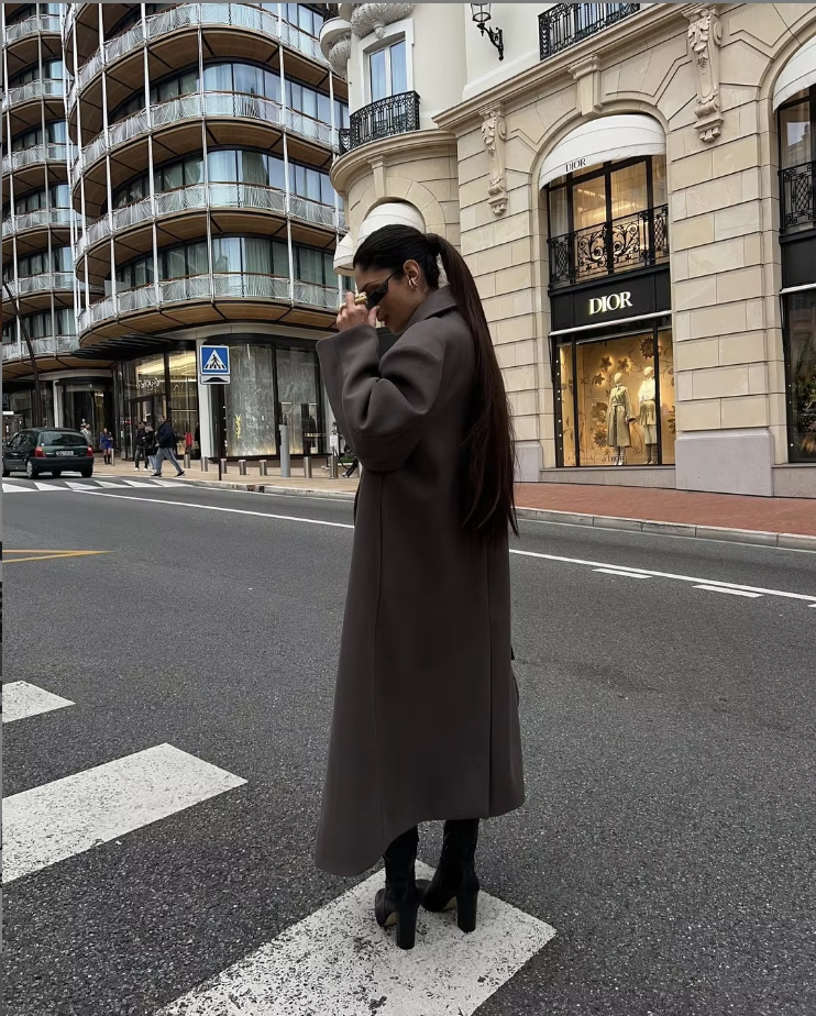 Noelle - Oversized mantel coat