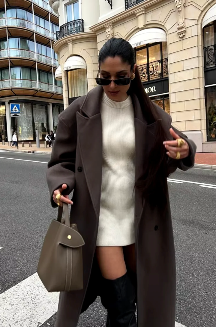 Noelle - Oversized mantel coat