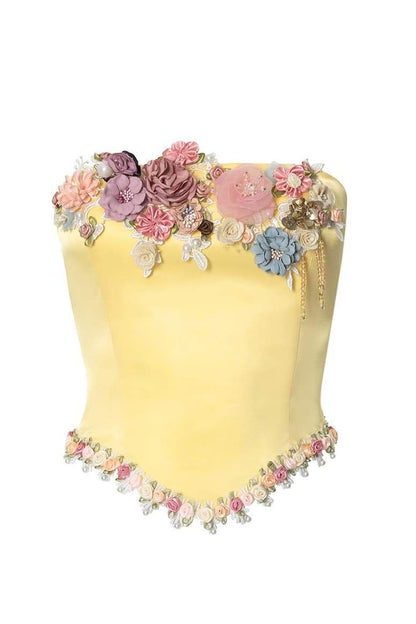 Anita kralen bloemen bustier