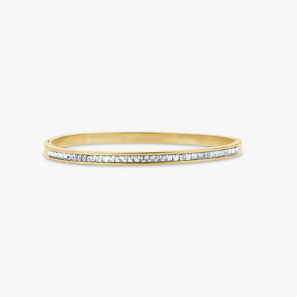 Krystal Armring 18K guldbelagt 4mm