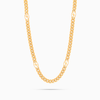 Cuban link chain 6 mm Signature Gold