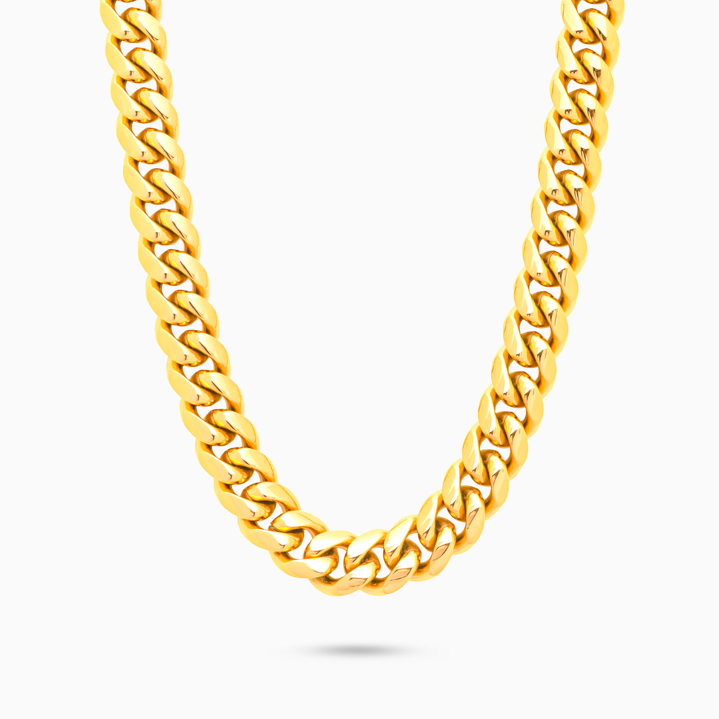 Cuban link chain 12 mm gold