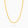 Cuban link chain 3 mm gold