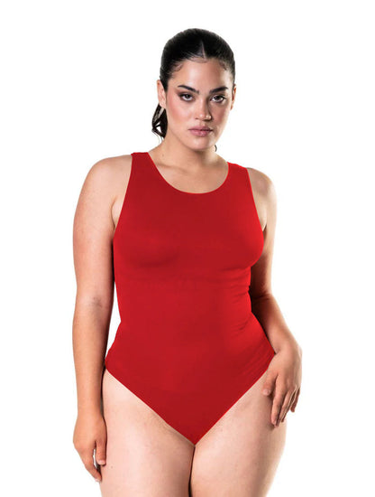 Round Neck Thong Bodysuit