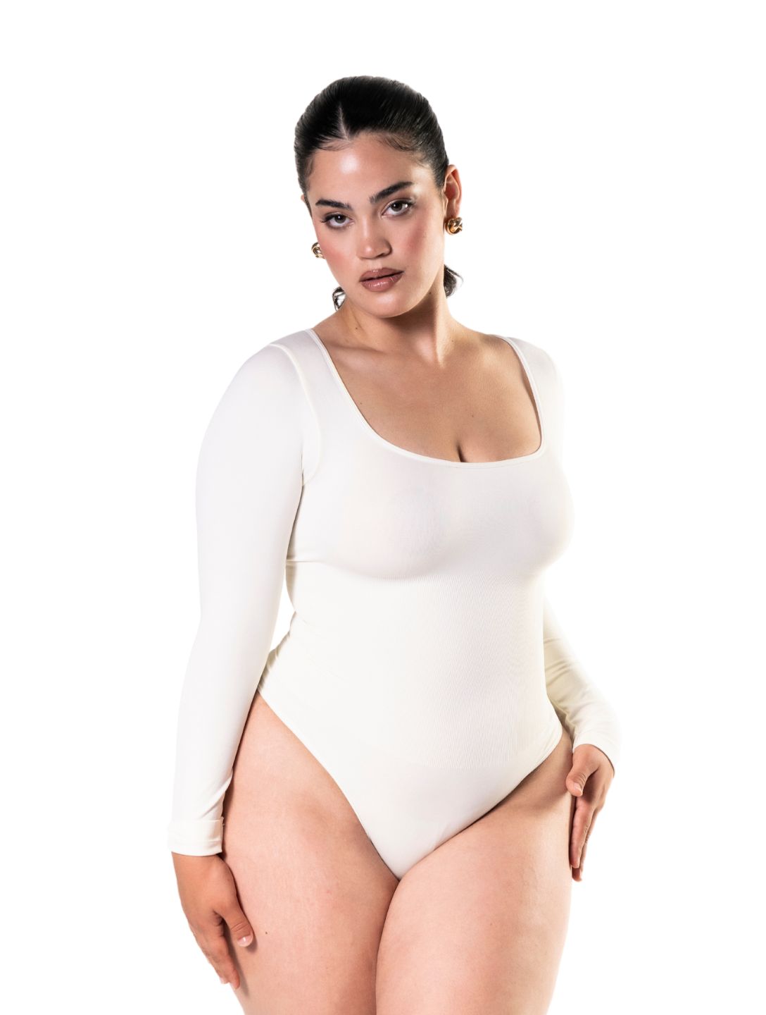 Long Sleeve Thong Bodysuit