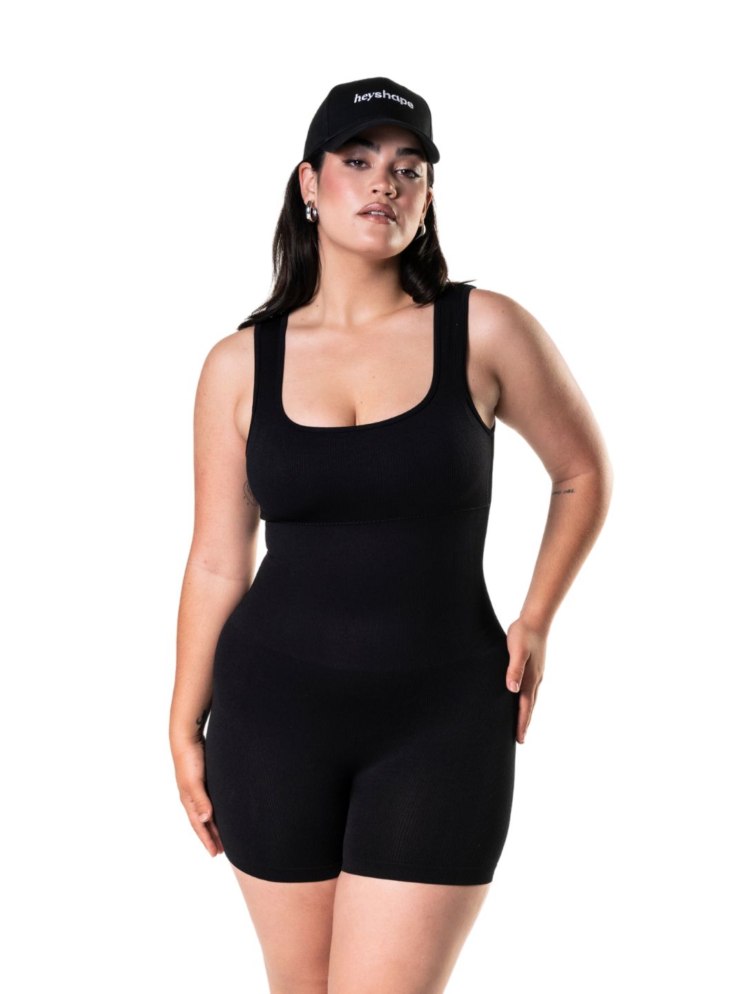 Square Neck Shapewear Jumpsuit