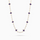 Gold Flower Tennis Chain - Purple Stones