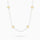 Gold Monogram Pearl Chain