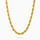 Rope chain 6 mm gold