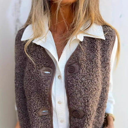 Women's Fall Button-Down Short Warm Cardigan