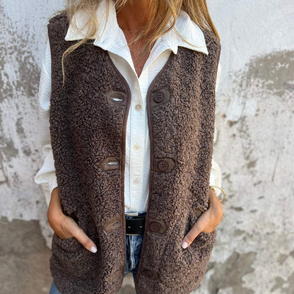 Women's Fall Button-Down Short Warm Cardigan