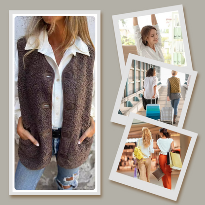 Women's Fall Button-Down Short Warm Cardigan