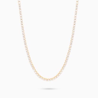 Tennis chain 2 mm gold