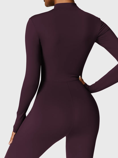 Yeoreo Belle Fleece Long Sleeve Zipper Jumpsuit