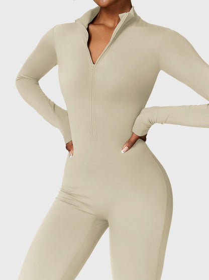 Yeoreo Belle Fleece Long Sleeve Zipper Jumpsuit